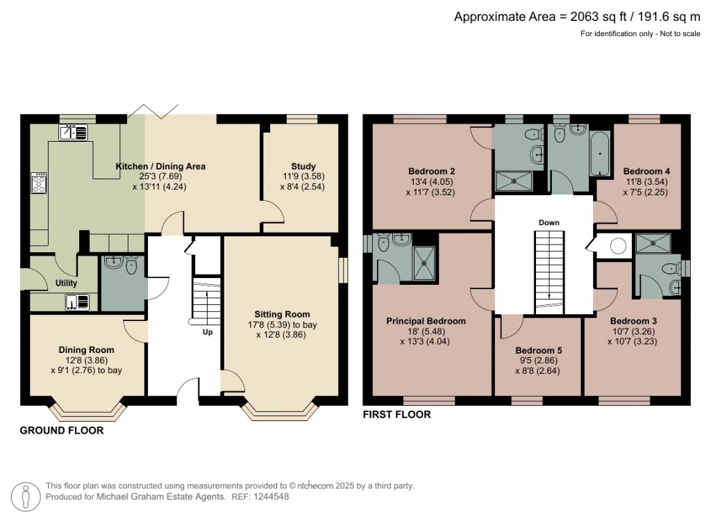 Floorplans For Osier Way, Buckingham, MK18