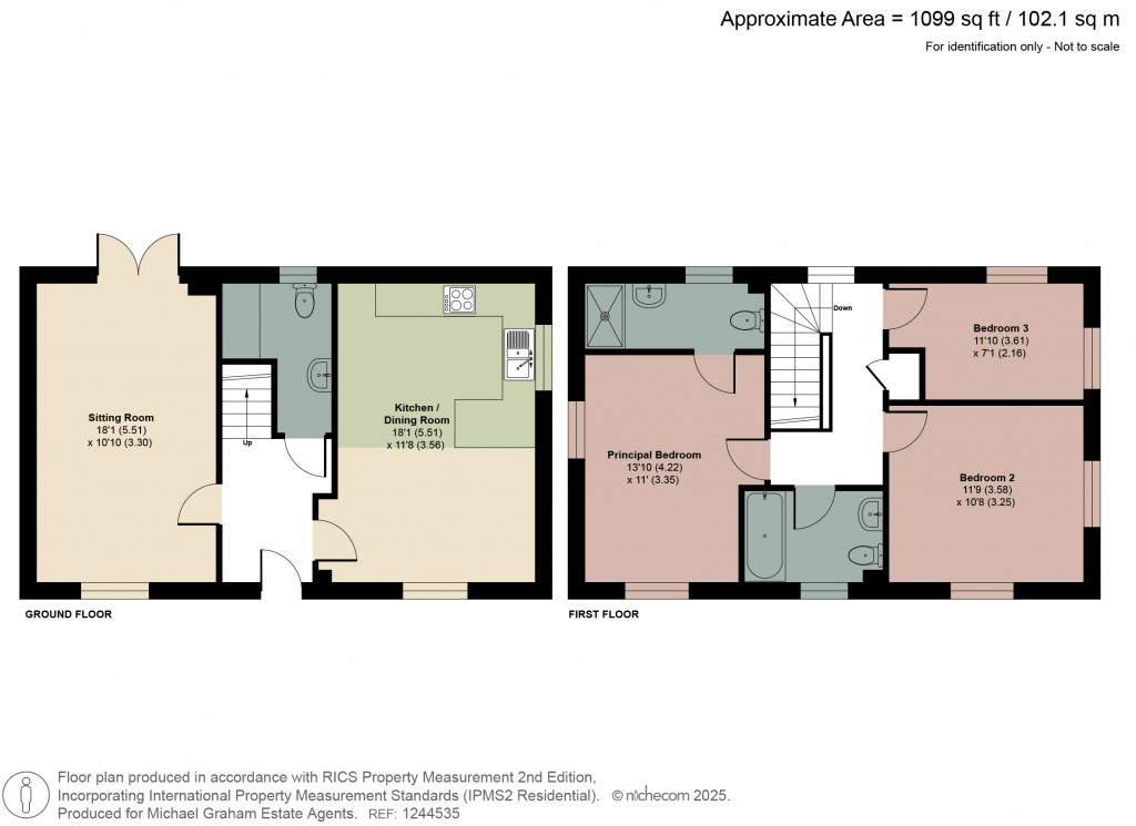 Floorplans For Osier Way, Buckingham, MK18