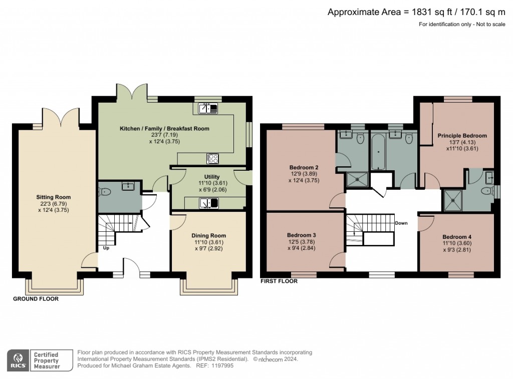 Floorplans For School Lane, Roxton, MK44