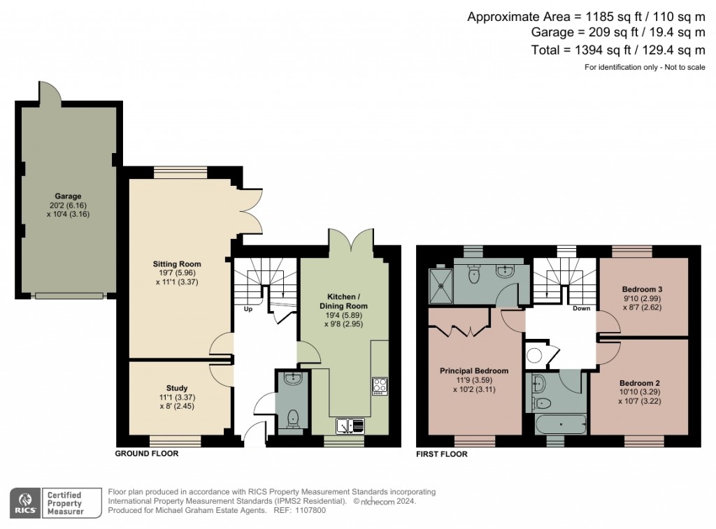 Floorplans For Marsh Road, Little Kimble, HP22