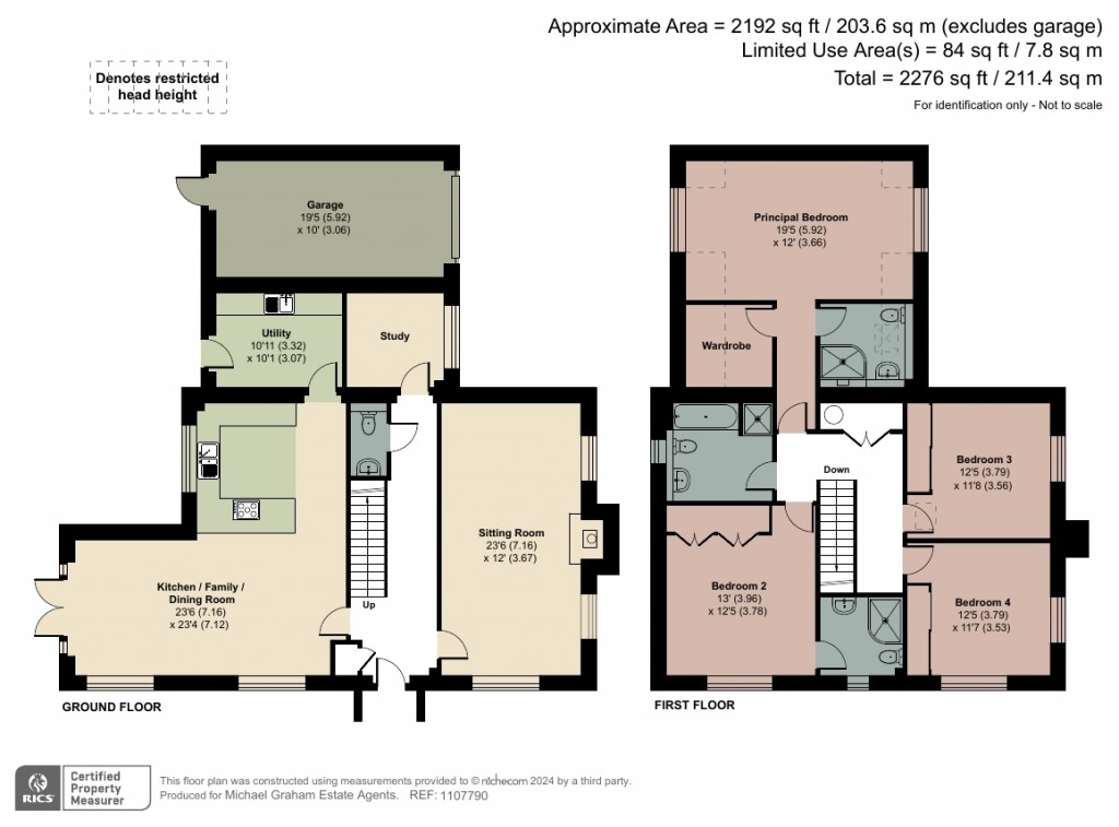 Floorplans For Marsh Road, Little Kimble, HP22