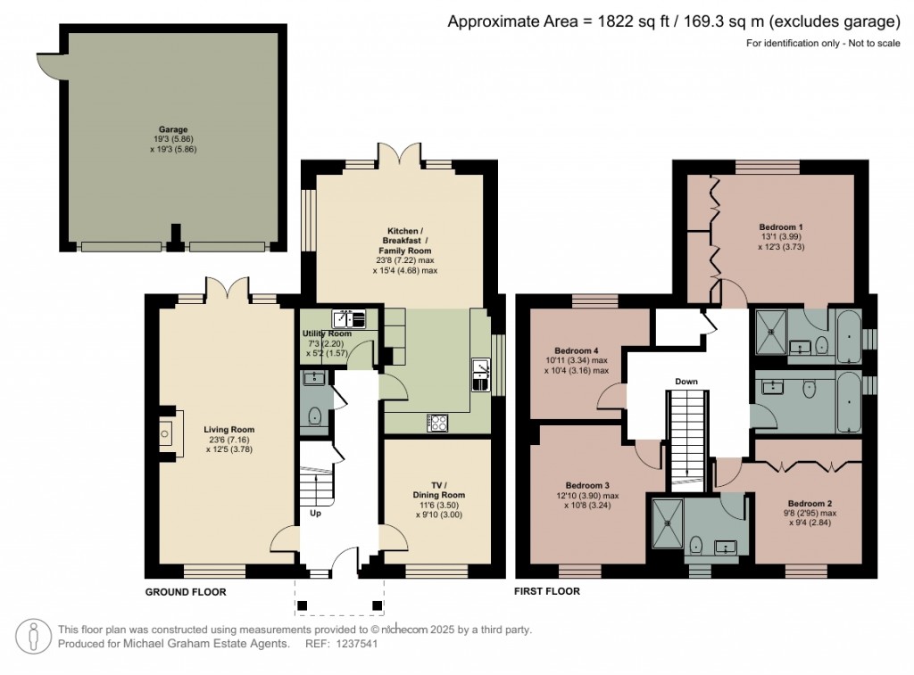 Floorplans For New Road, Dinton, HP17