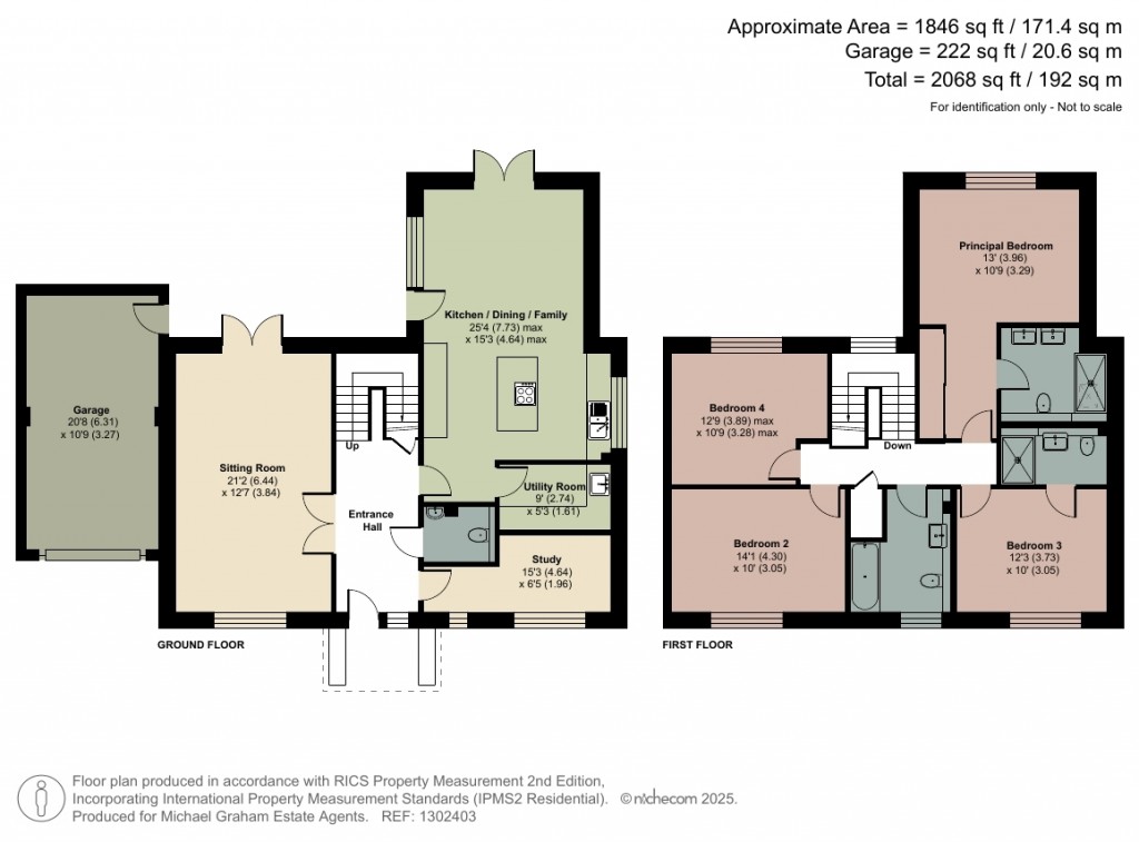 Floorplans For Raven Crescent, Westcott, HP18