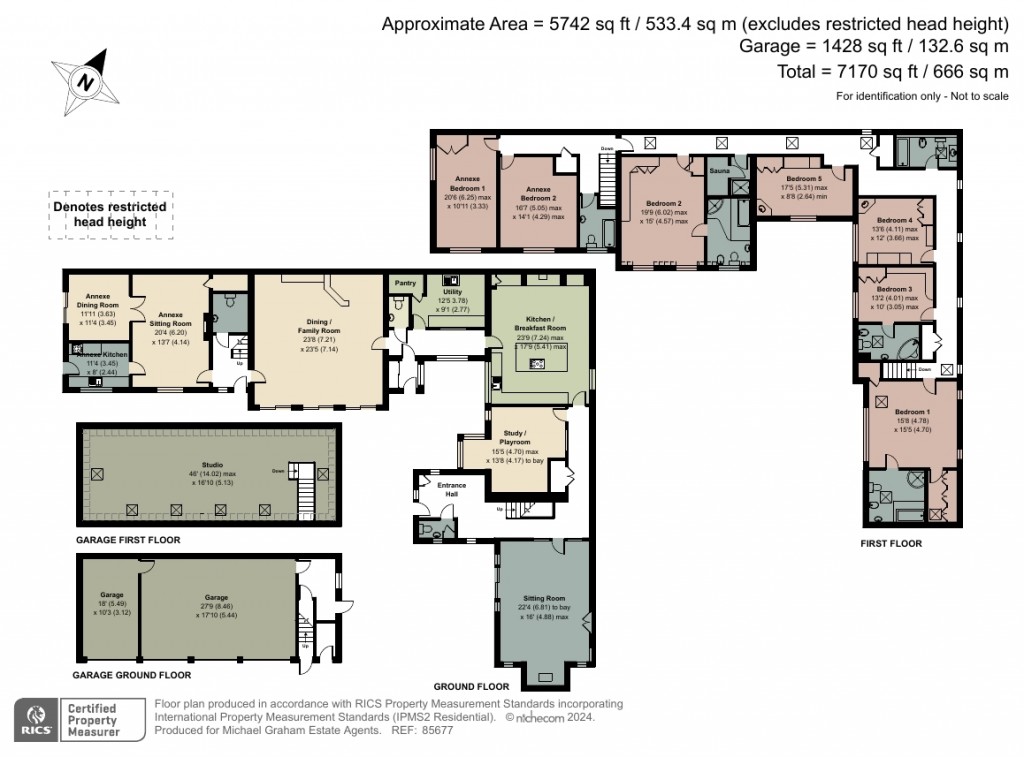 Floorplans For High Street, Lavendon, MK46