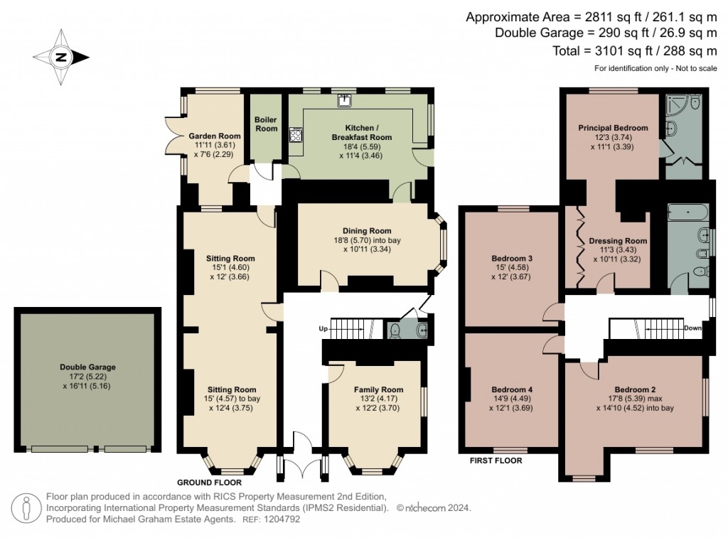 Floorplans For High Street, Lavendon, MK46