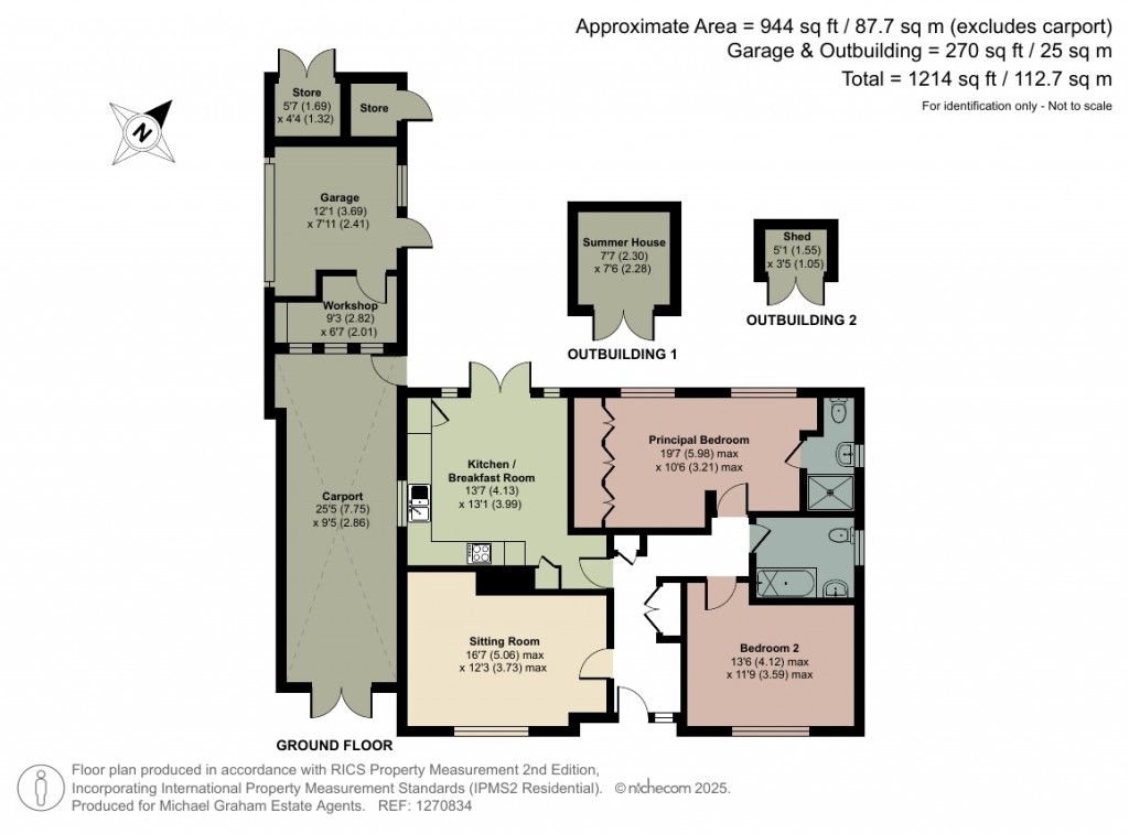 Floorplans For High Street, Harrold, MK43
