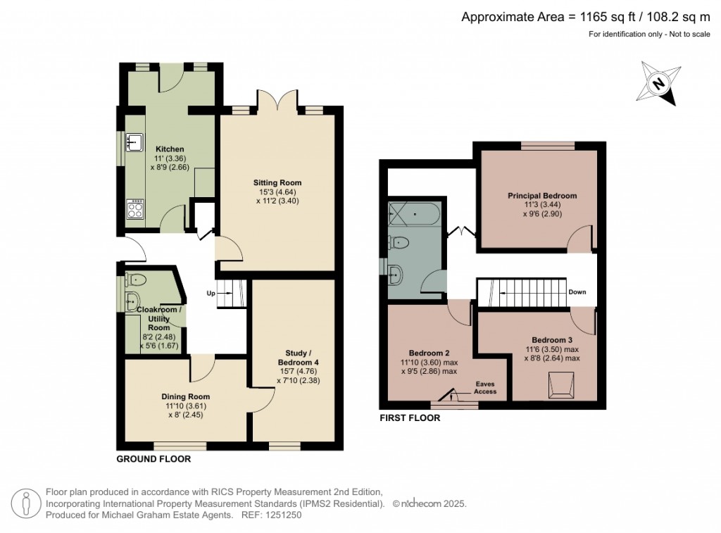 Floorplans For Dovecote Drive, Denton, NN7