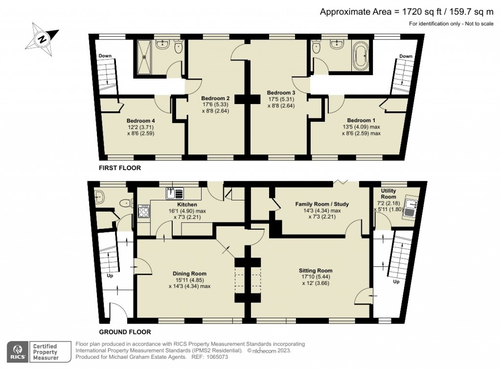 Floorplans For Castle Road, Lavendon, MK46
