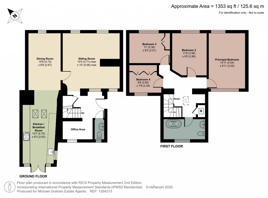 Floorplans For Church Way, Grendon, NN7