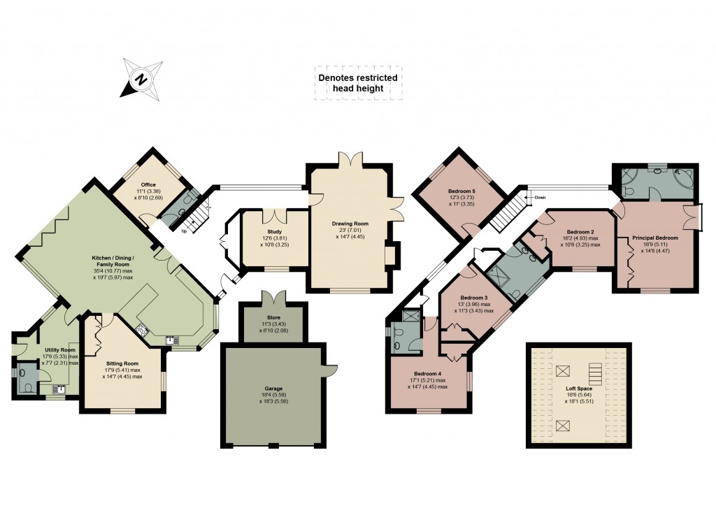 Floorplans For Chase Park Road, Yardley Hastings, NN7