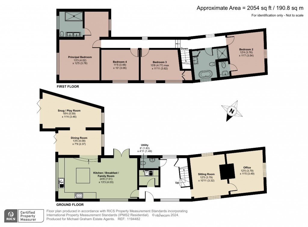 Floorplans For Manor Road, Grendon, NN7