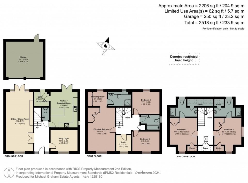 Floorplans For Flaxlands Row, Olney, MK46