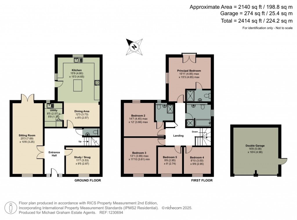 Floorplans For Woodpits Lane, Olney, MK46