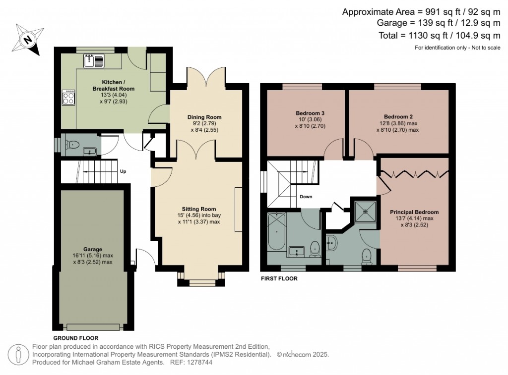 Floorplans For Bayham Close, Elstow, MK42