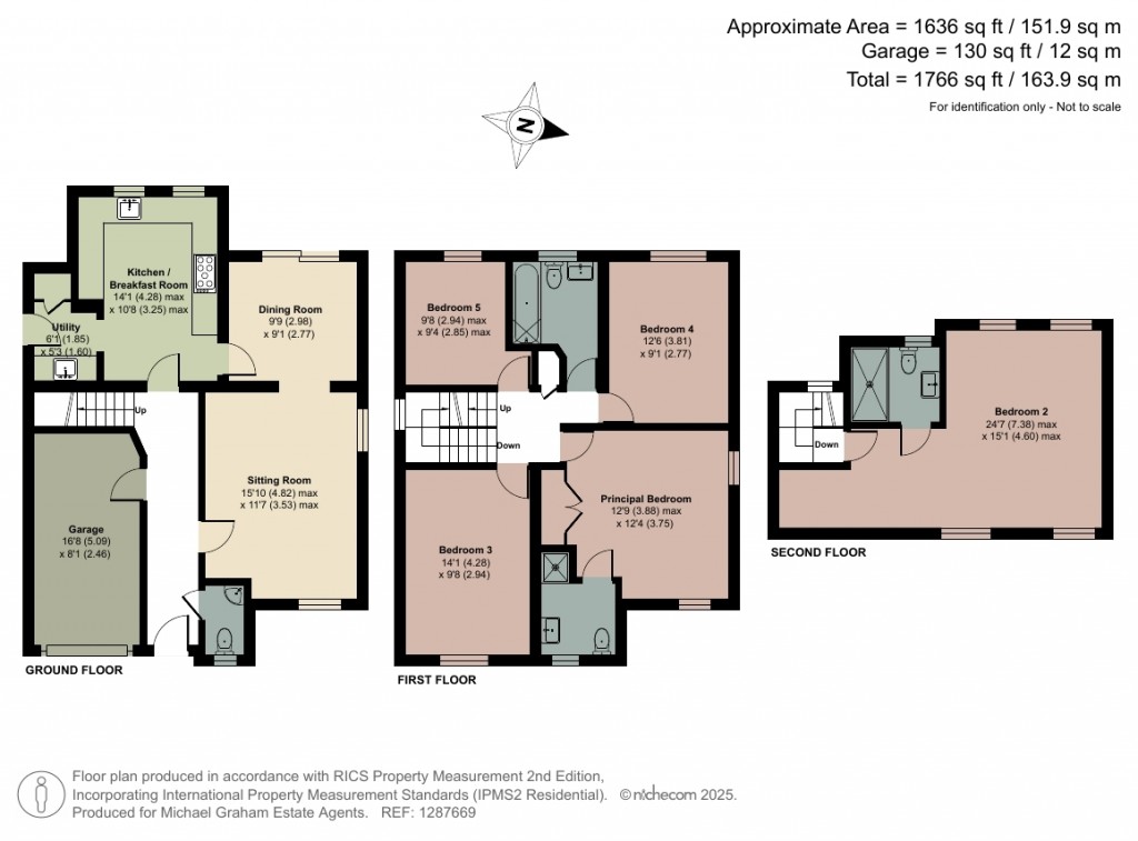 Floorplans For Priory Close, Turvey, MK43