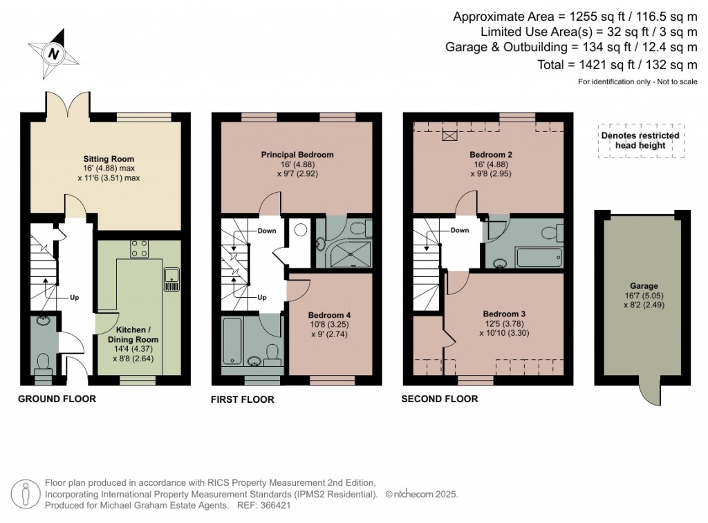 Floorplans For Flaxlands Row, Olney, MK46