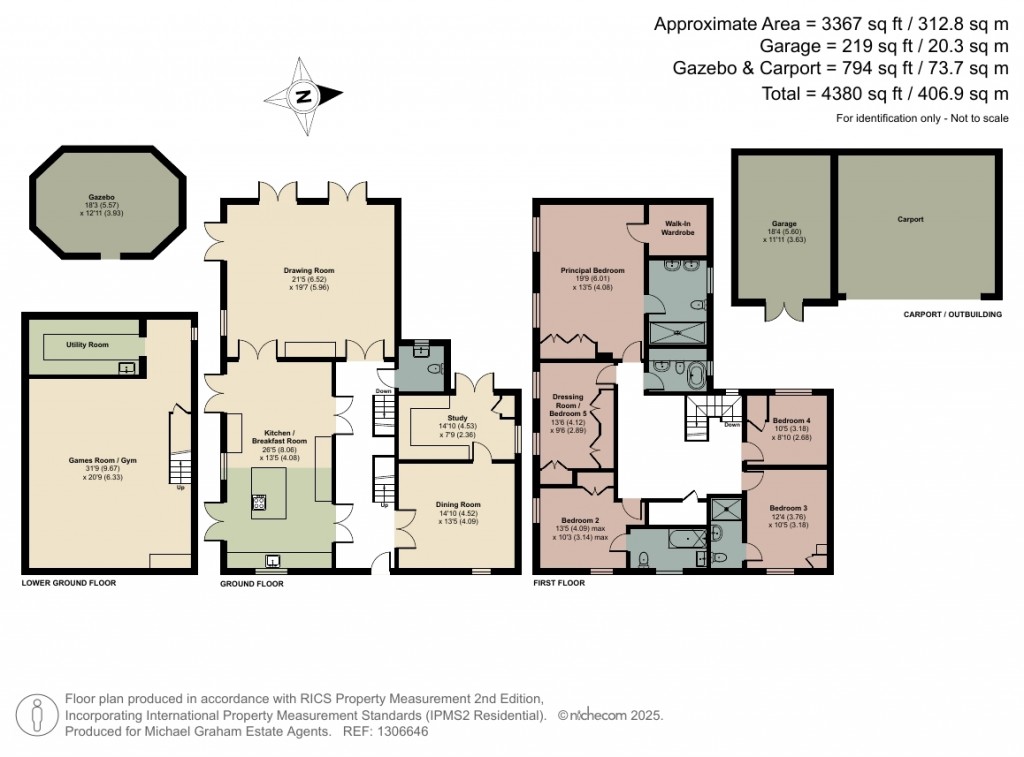 Floorplans For Garden Lane, Tyringham, MK16