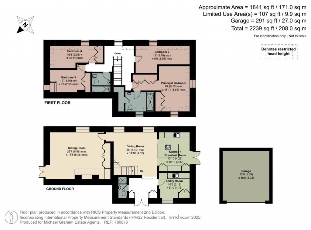 Floorplans For Gayhurst Court Mews, Gayhurst, MK16
