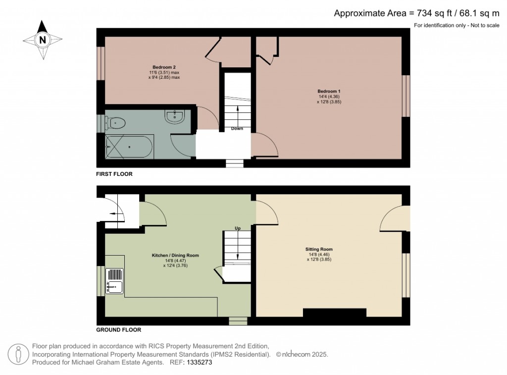 Floorplans For Wareing Lane, Denton, NN7