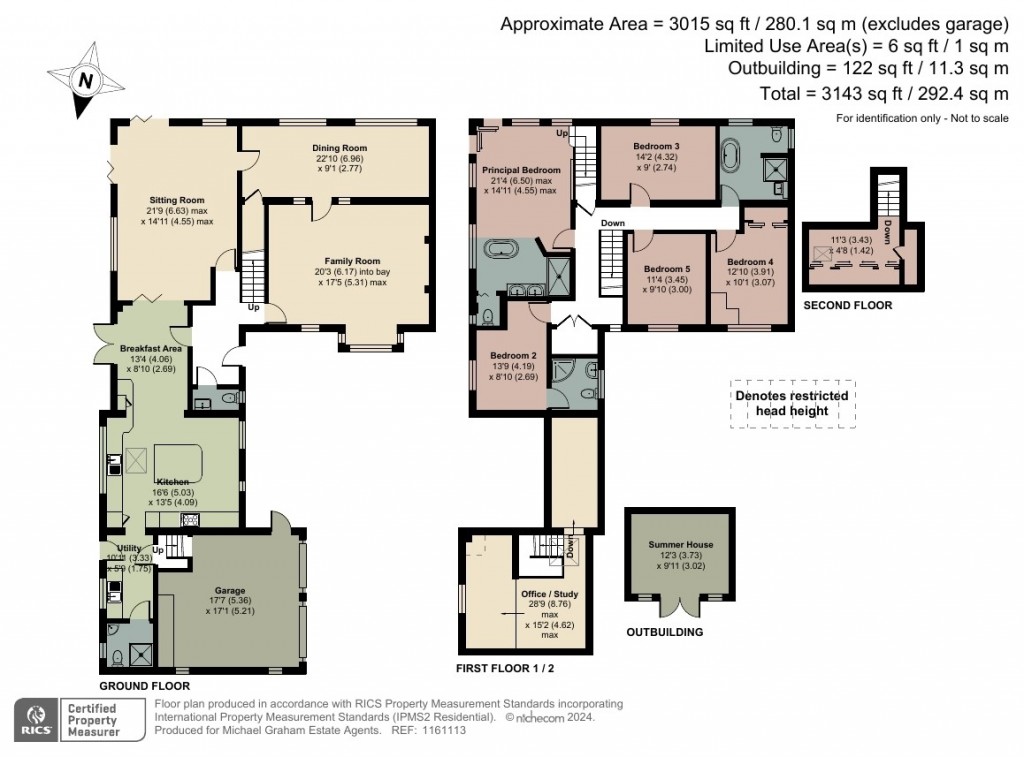 Floorplans For High Street, Kingston Blount, OX39
