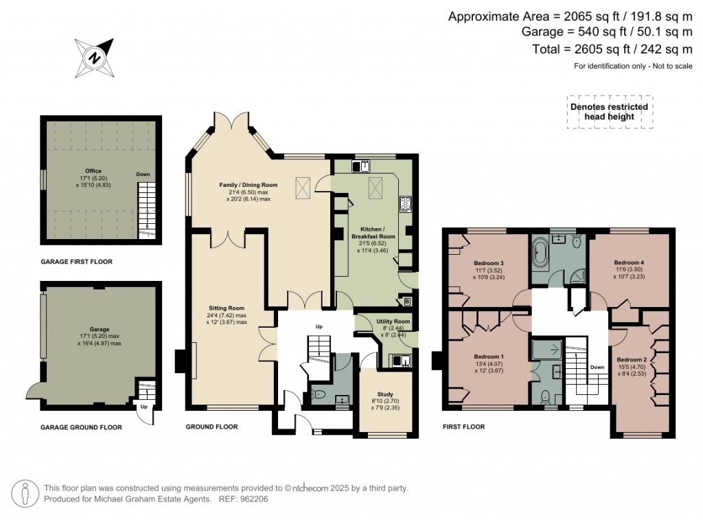 Floorplans For Lower Icknield Way, Chinnor, OX39