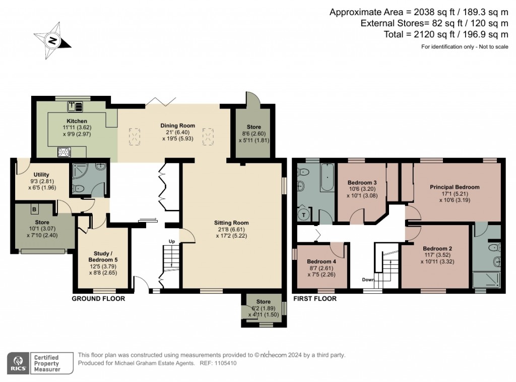Floorplans For Woodway, Loosley Row, HP27