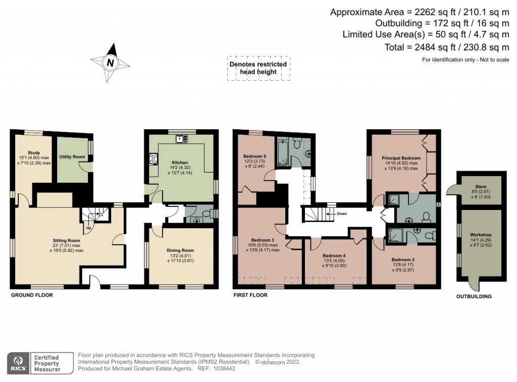 Floorplans For Henton, Chinnor, OX39