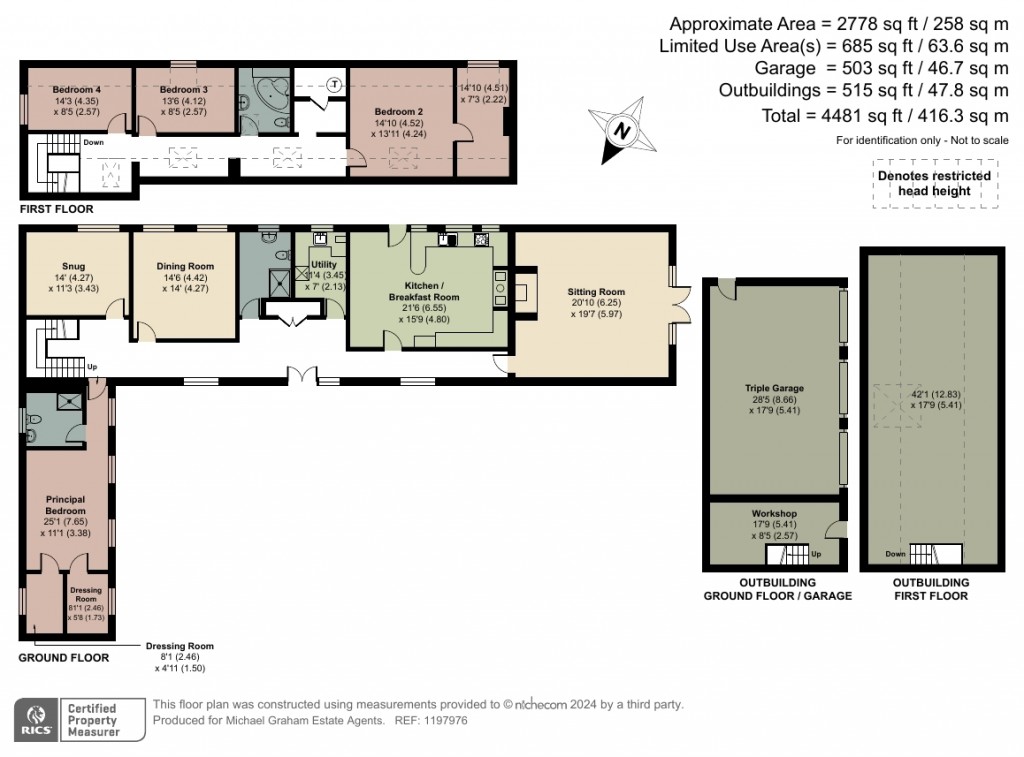 Floorplans For Sandpit Lane, Bledlow, HP27