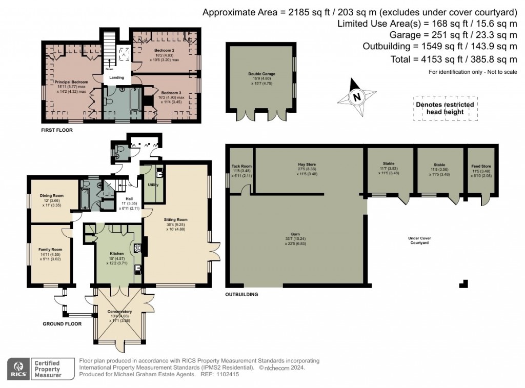 Floorplans For Rignall Road, Great Missenden, HP16