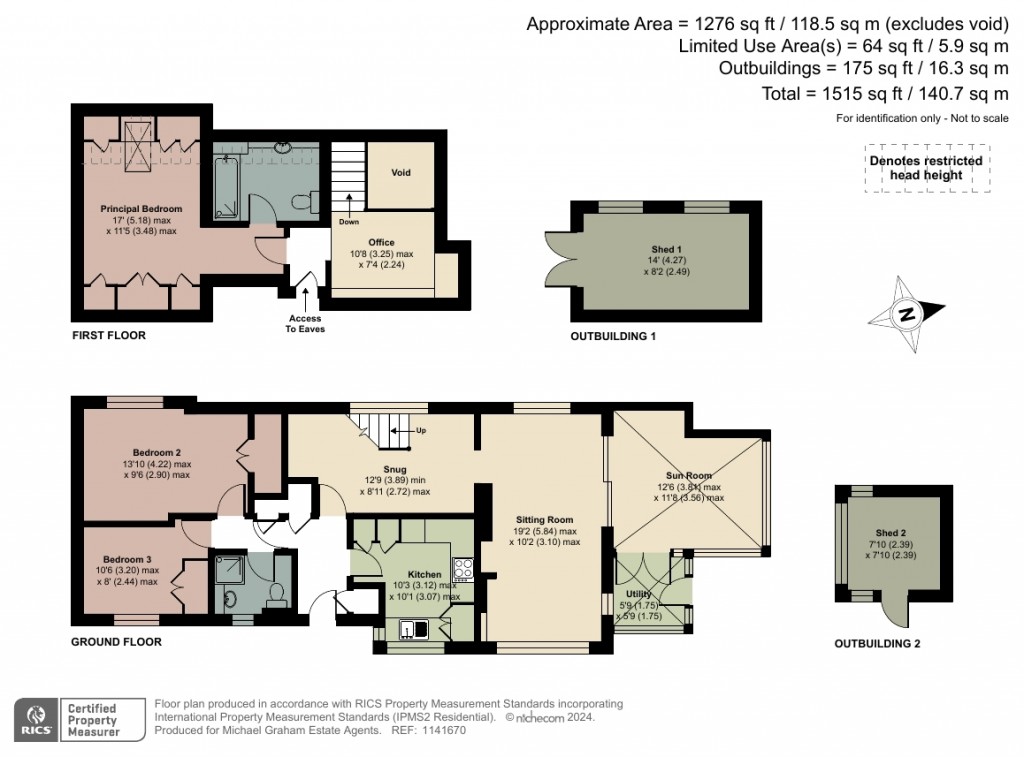 Floorplans For Station Road, Little Kimble, HP17