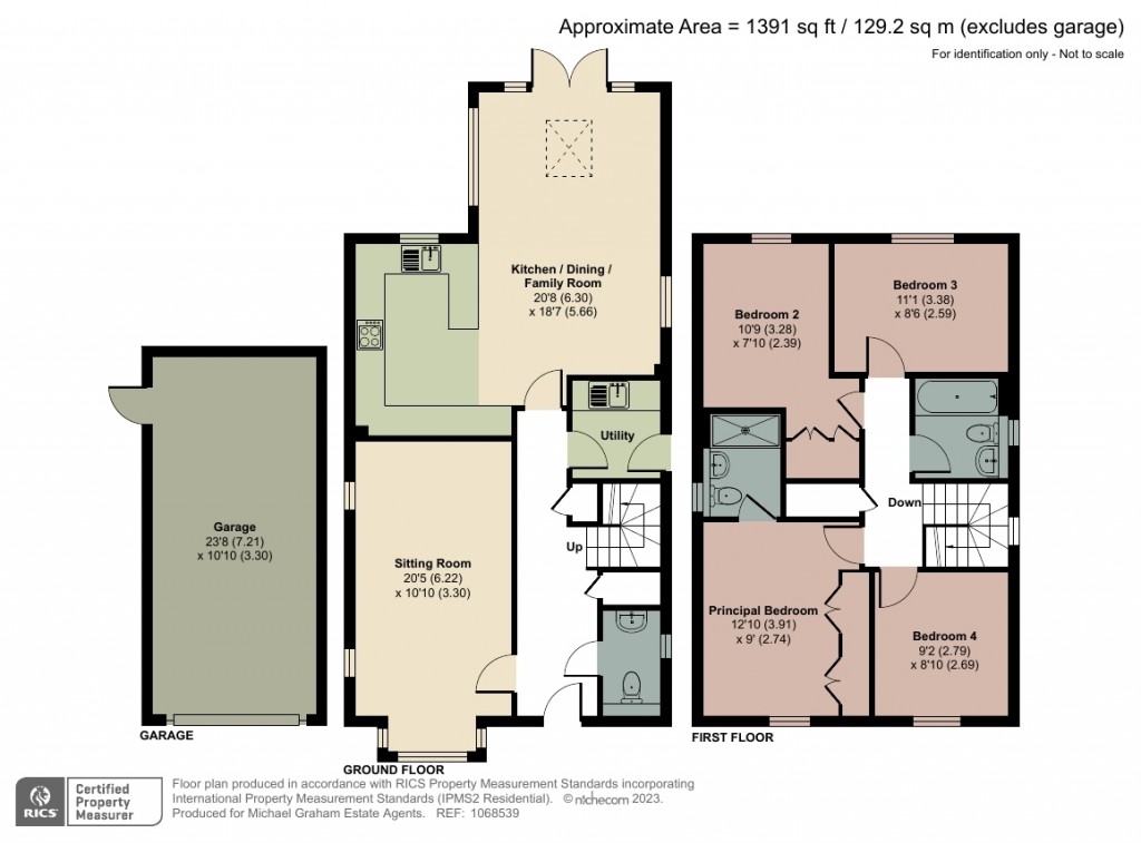 Floorplans For Chinnor Road, Bledlow, HP27