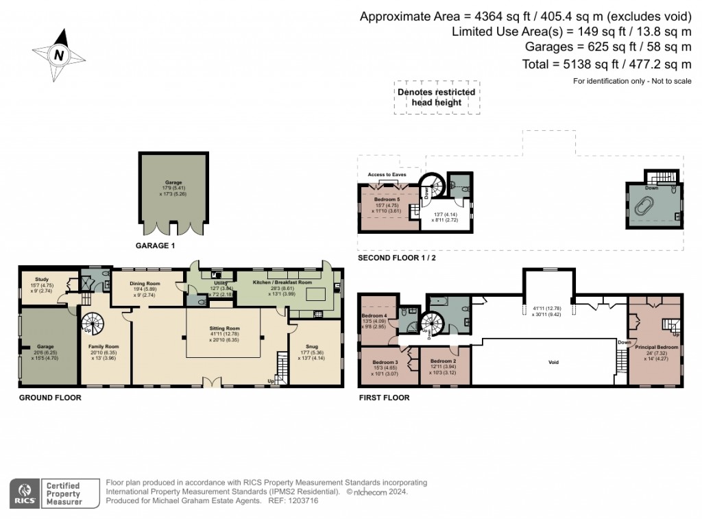 Floorplans For Coombe Lane, Naphill, HP14