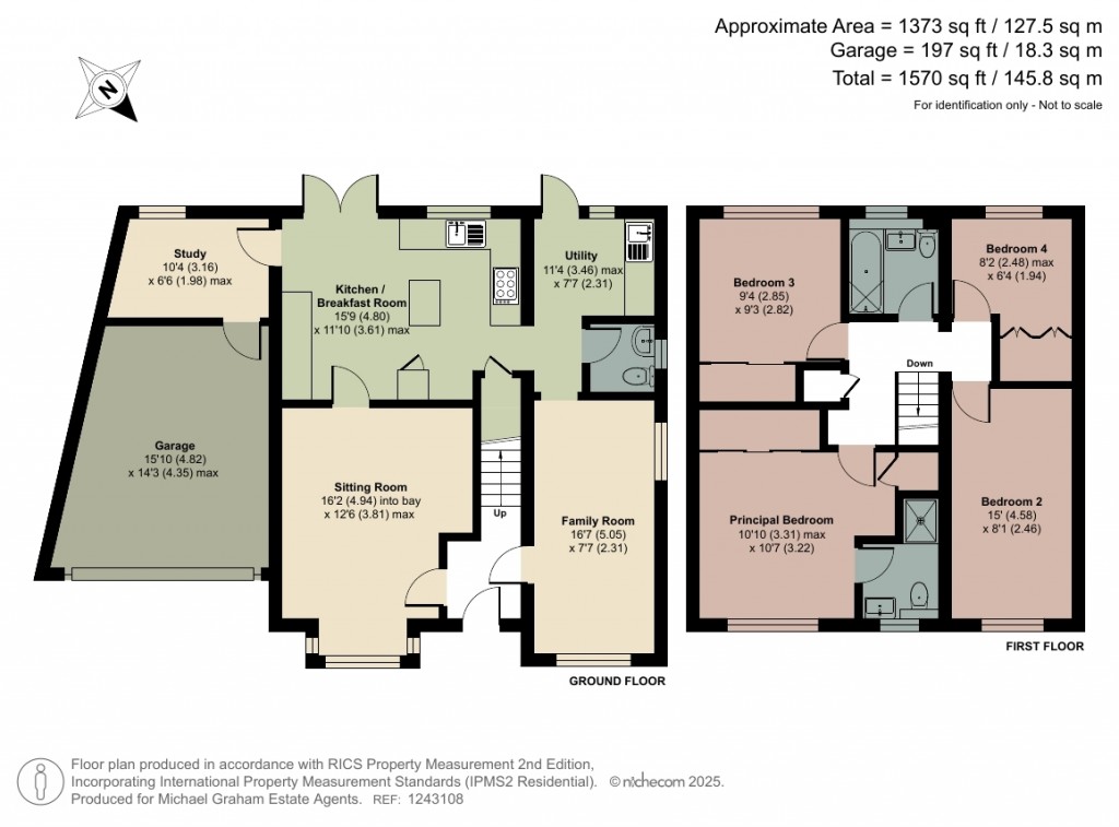 Floorplans For Willow Way, Princes Risborough, HP27