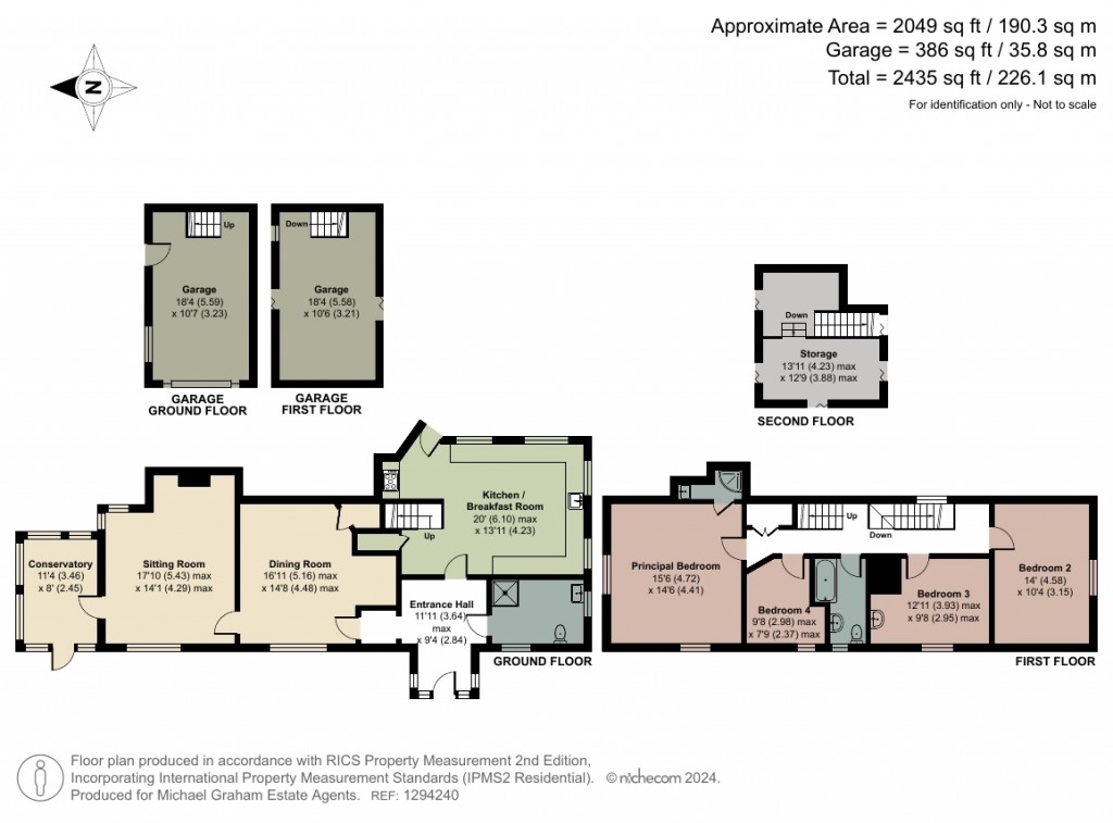Floorplans For Albury, Thame, OX9