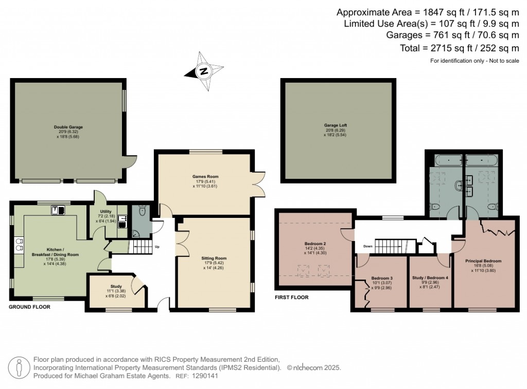Floorplans For Letter Box Lane, Askett, HP27