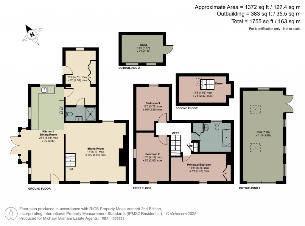 Floorplans For Great Hampden, Great Missenden, HP16