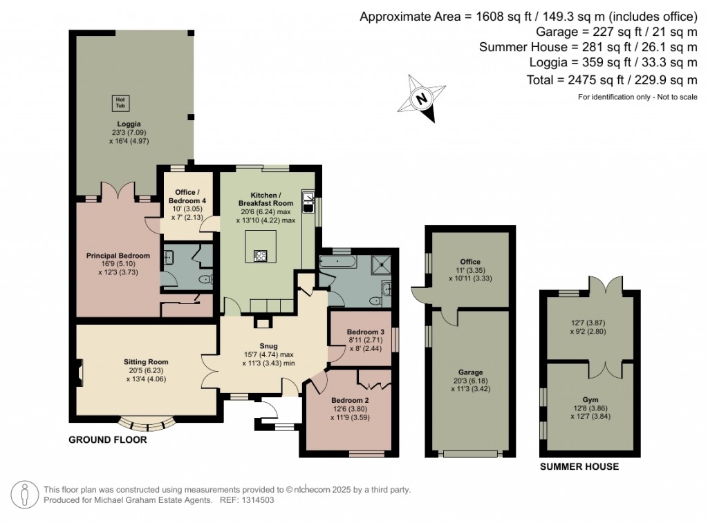 Floorplans For Chinnor Road, Bledlow Ridge, HP14