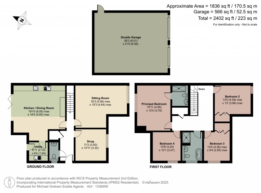 Floorplans For Sportsmans Way, Longwick, HP27