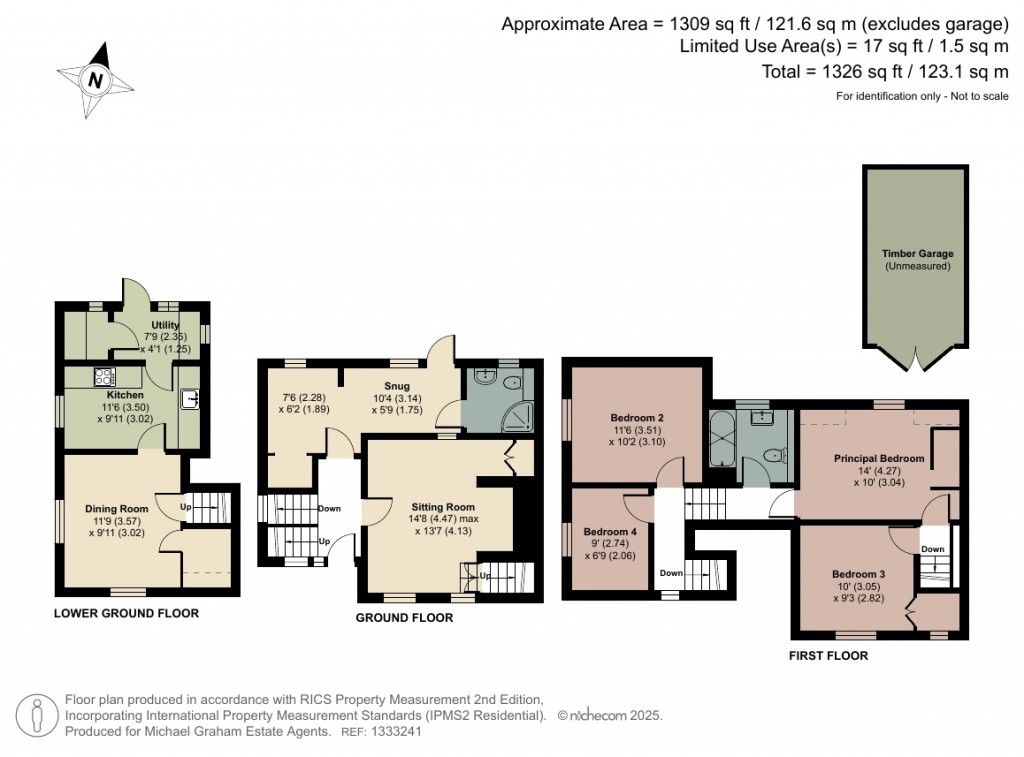 Floorplans For Ellesborough Road, Ellesborough, HP17