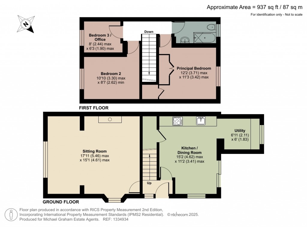 Floorplans For Hesketh Road, Yardley Gobion, NN12