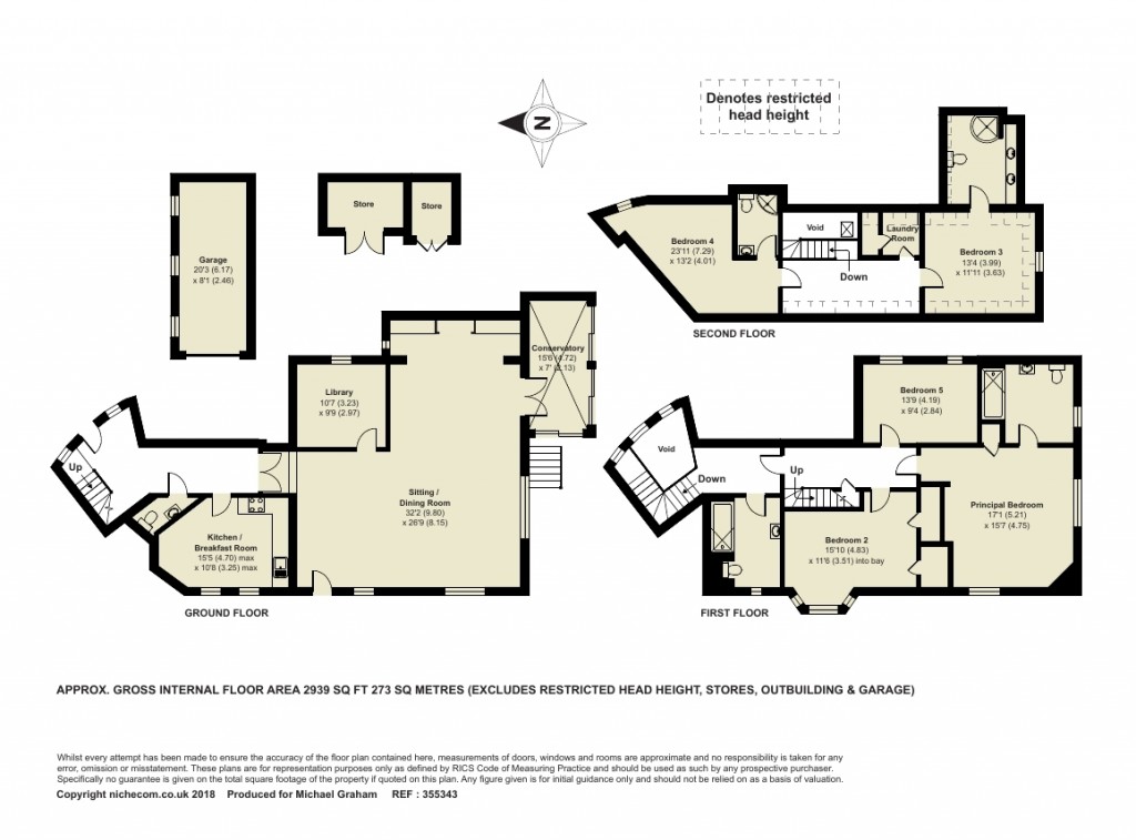 Floorplans For Little Horwood Manor, Little Horwood, MK17