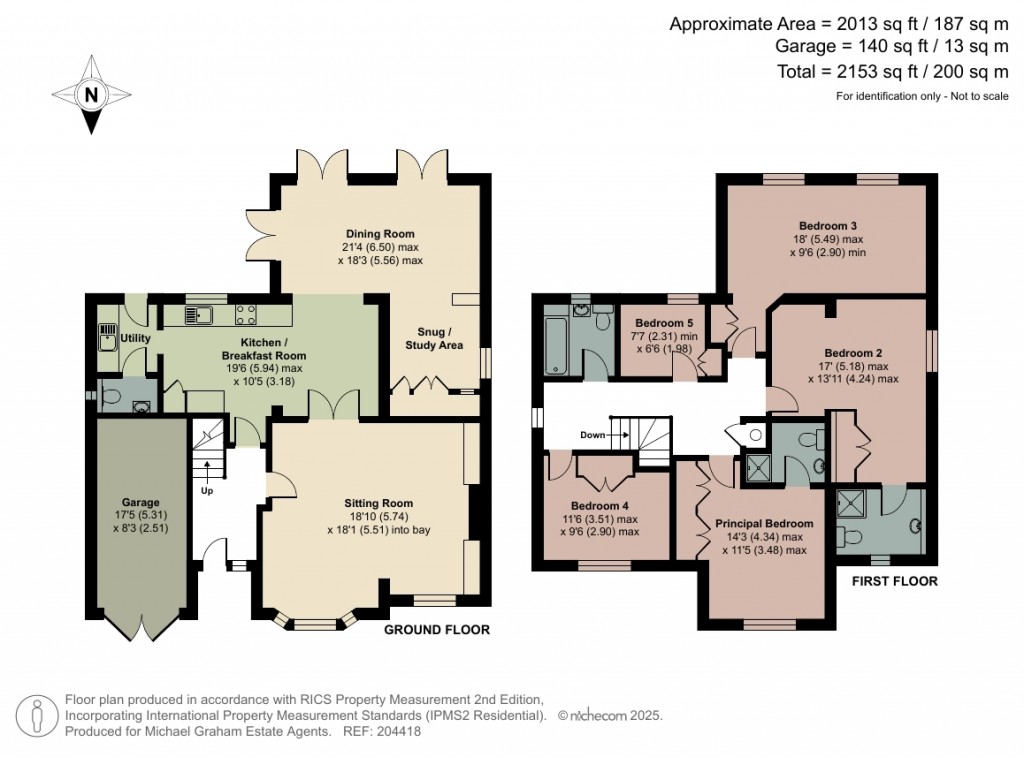 Floorplans For Dickens Drive, Old Stratford, MK19
