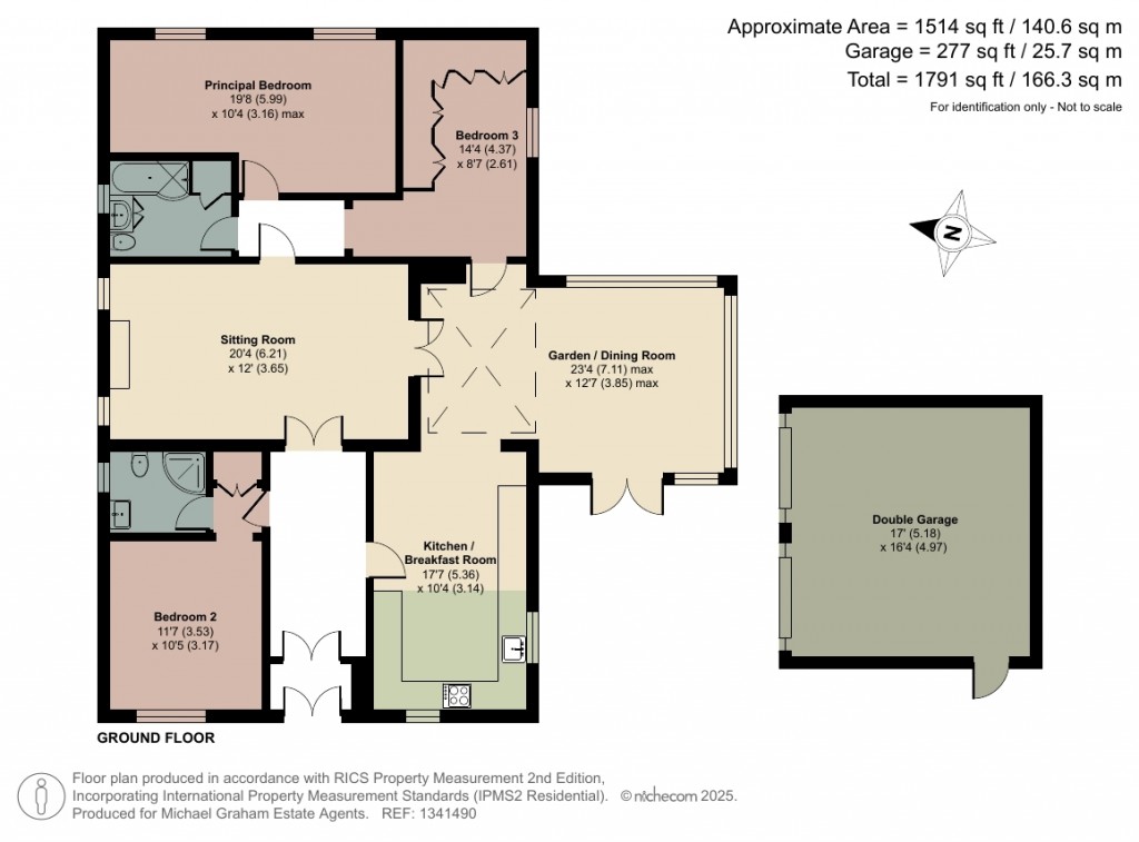 Floorplans For Mortons Fork, Blue Bridge, MK13