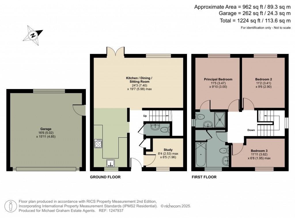 Floorplans For High Street, Nash, MK17