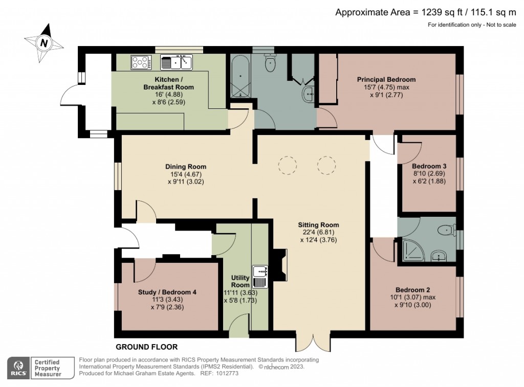 Floorplans For The Beeches, Deanshanger, MK19