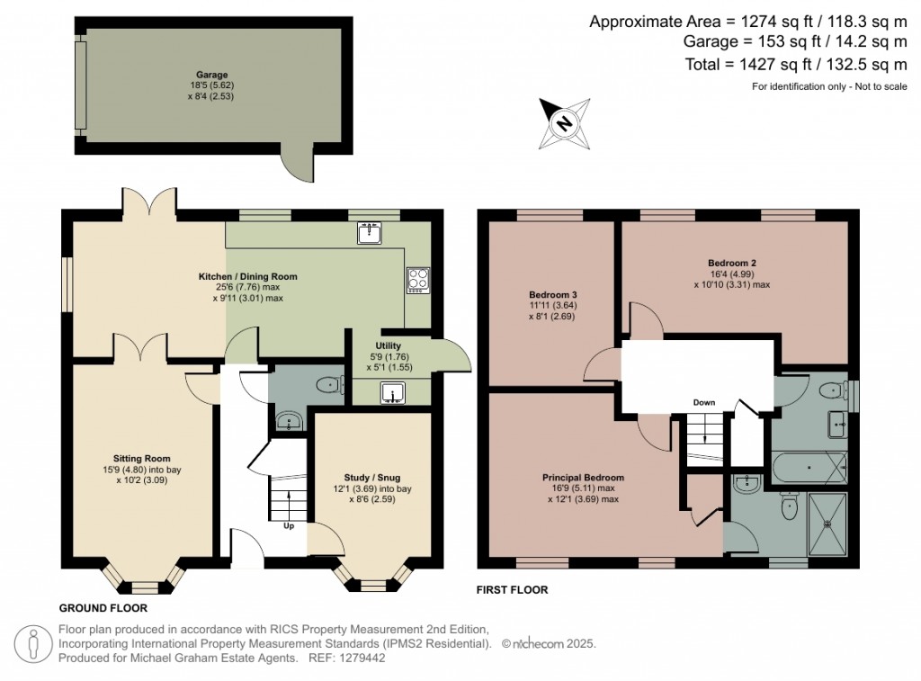 Floorplans For Canal Lane, Deanshanger, MK19