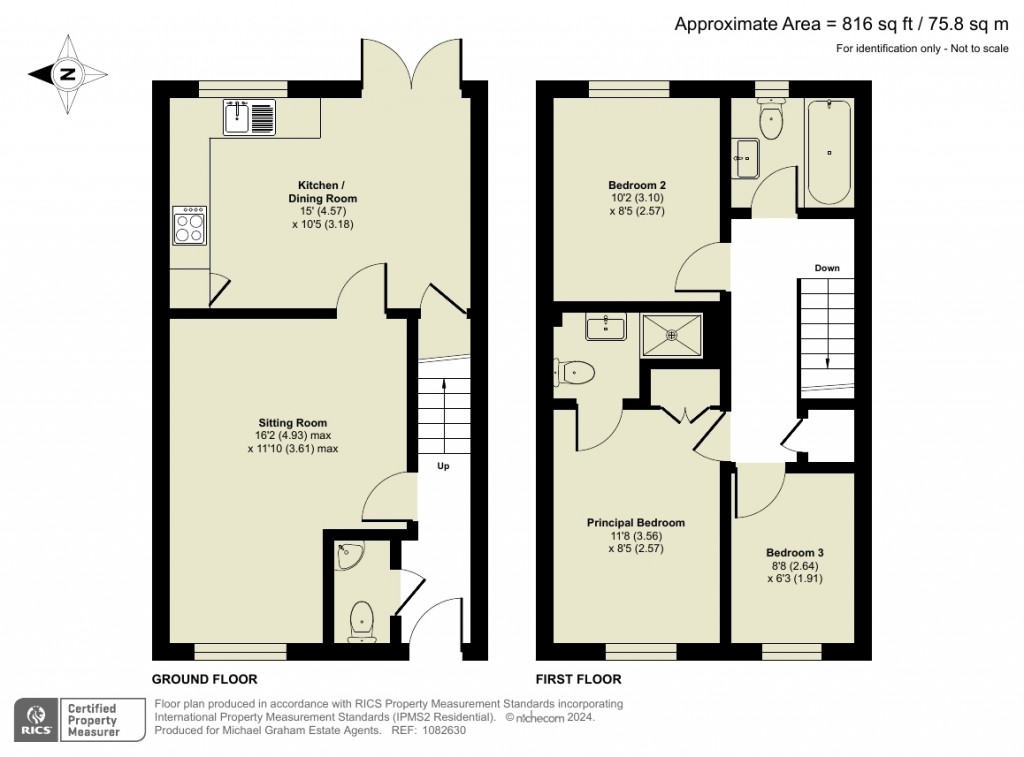 Floorplans For Martina Close, Fairfields, MK11