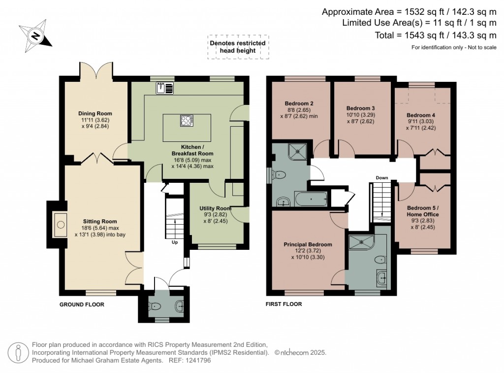 Floorplans For Main Street, Beachampton, MK19