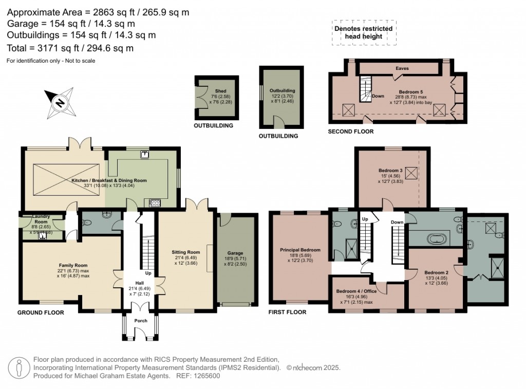 Floorplans For Chase Farm Cottages, Whaddon Road, MK17