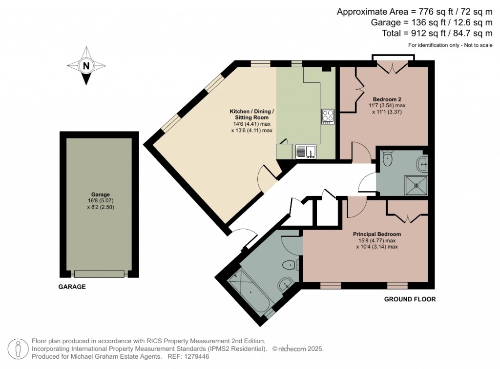 Floorplans For Harlow Crescent, Oxley Park, MK4
